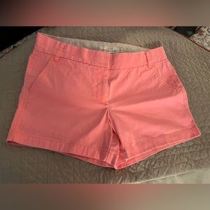 J Crew Chino Shorts sz 12 Coral